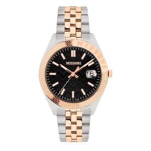 Missoni  Classic Bracelet Watch Two Tone Mens